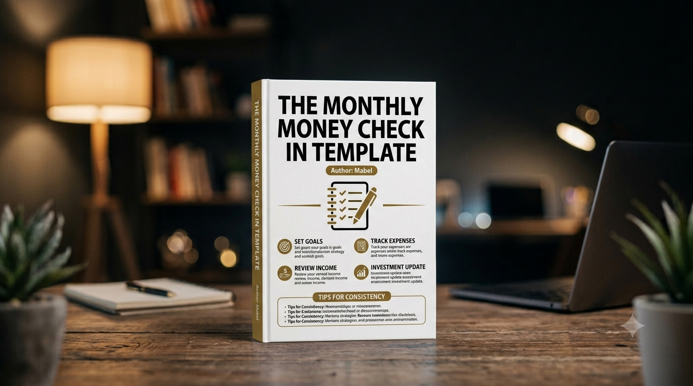 The Monthly Money Check-In Template mockup